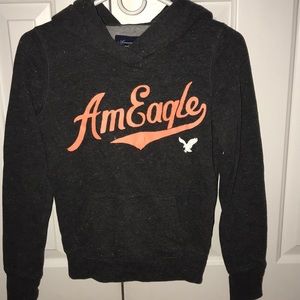 American Eagle Grey Hoodie